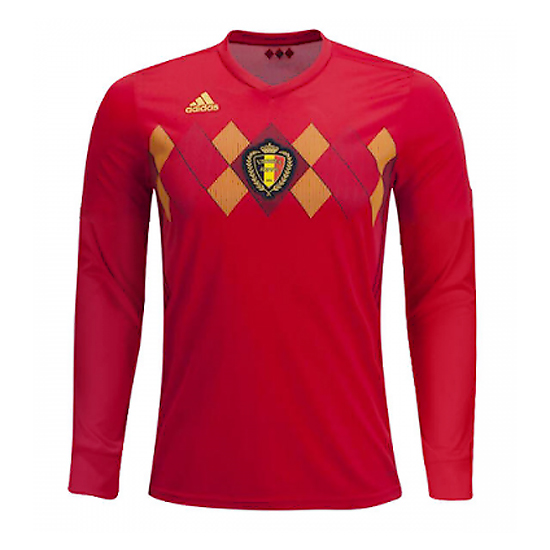 Maglia Belgio home manica lunga 2018 - Clicca l'immagine per chiudere